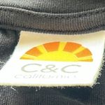 C&C California  Black Cuffed Short Sleeve Dress - NWT - Woman’s Size Small Photo 5