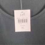 J.Jill  Black Sleeveless Knit Stretch Midi Dress Sz.XL NWT Photo 5