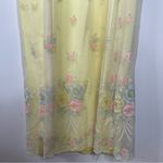 Vintage Floral Flocked Dress with Tie Waist Photo 5