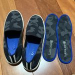 Rothy's  The Sneakers Womens Black Gray Camo Slip On Comfort Casual Shoes size 9.5 Photo 5