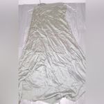 Mahina  Women’s Light Green Satin Slip Dress Photo 3