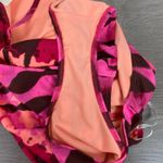 Aerie  Pink Tie Dye One Shoulder Full Coverage One Piece Swimsuit Sz.L Long NWT Photo 14