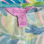 Lilly Pulitzer  Palm Blue Green Devon Dress Serenity Now Womens Small Photo 3
