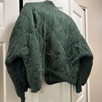 Nordstrom Green Quilted Puffer Jacket Photo 1