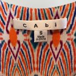CAbi #317 Drape Cotton Modal Stretch Knit Jersey Maxi Print Dress, S Photo 11