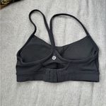 Lululemon Black Flow Y Adjustable Light Support Bra Photo 1