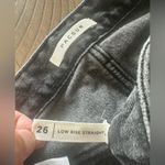 PacSun NWOT Black Wash Low Rise Straight Leg Jeans Women’s size 26 Photo 7
