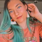 Orange & Pink Macrame Rainbow Earrings Photo 2