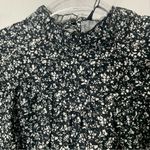 ZARA NWT  Printed Poplin Long Sleeve Mini Dress size S Photo 9