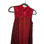 Anthropologie | Niki Mahajan Stunning Amara Red Embroidered Swing Dress SZ 0 Photo 5