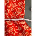 American Eagle  Outfitters Orange Floral Crochet Back Sundress Size Large Beach Photo 8