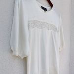 Laundry by Shelli Segal Laundry Women white lace sweater size S Photo 4
