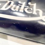 Von Dutch  Navy Blue Rounded Bowling Bag Travel Duffle Vintage Photo 3