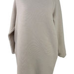 Varley  Women's Cream Oatmeal Albret Lounge Sweater Dress Size Large Photo 0