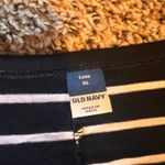 Old Navy  Luxe T-Shirt Dress Striped‎ Short Sleeve Casual XL Photo 1