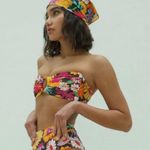 Montce Swim Montce Janeane Floral Tori Bandeau Bikini Top Photo 0