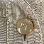Escada Tan Denim Long Sleeve Trucker Jacket 38 M Size M Photo 3