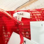 ALC Frank A. L.C. Arit Floral Ruched Summer Vacation Beach Casual Crop Top Size 8 Photo 3