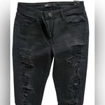 3x1 Stylish dark grey  Distressed Women Jeans Photo 1
