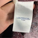 Lands' End floral paisley print 3/4 sleeve button down top maroon womens size 18W Photo 4