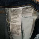 Levi's Levi Jeans Distressed Ripped Cuffed 711 Skinny Blue Denim Casual Neutral Trendy Photo 5