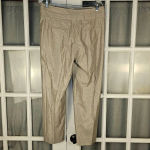 NWT Pringle Of Scotland Womens Flay Gray Curved‎ Top Solid Ankle Pants 10 Photo 1