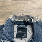 ZARA  trafaluc denim distressed jean jacket Photo 2