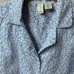 Joie  Dress Floral Cotton Shift Dress Blue White Sleeveless Midi Size Small NWOT Photo 2