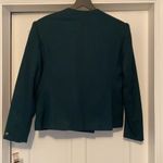 NWT vintage Michelle forest green military double breasted blazer, size 12 Photo 1