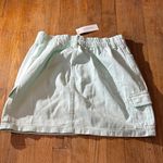 Harper Heritage Mint Green Cargo Mini Skirt 100%‎ cotton  Photo 2