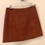 Free People Mini Skirt- Brown Leather Photo 0