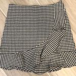 Gingham Skirt Black Size L Photo 0