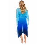 Gottex  Harmony Caftan S NWT Swim Coverup Ocean Blue Vacation Beach Resort Style Photo 6