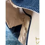 Nine West  Blue Denim Gemily Block Heel Peep Toe Mules Size 7.5 Photo 9