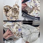 Zimmermann  Cream and Blue Floral Midi Dress Photo 7