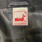 Vtg Mondi Blazer Jacket Sz 40/8 Black Double Breasted V Neck Wool Careerwear Photo 9
