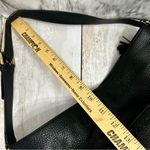 Cole Haan  Large Black Pebbled Leather Hobo Bag Brass Hardware Classic Metro Vibe Photo 12