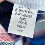 Gap  Pendleton • Blue Pink Plaid Flannel Shirt Photo 3