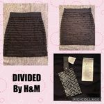 Divided by H&M black ruffled mini skirt size 8 (mid 2000s) Photo 1