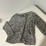 H&M  Black and White Textured Cardigan Photo 2