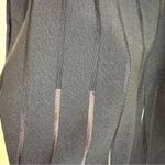 Missguided Black Sheer Striped Skirt sz 1 NWT Witchy Goth Vamp Photo 2