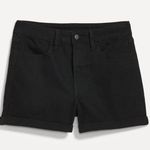 Old Navy NWT High Waisted WOW Light Black Heather Jean Shorts - 3 inch inseam 12 Photo 1