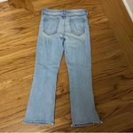 MOTHER Denim Distressed Outsider Ankle Chew Jeans Photo 2