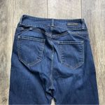 Cello High Rise Skinny Jeans Frayed Hem Lightly Distressed Size 9 Dark Blue Photo 6