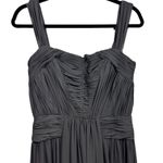 Vera Wang  Formal Chiffon Gown Gray Size 8 Wedding Special Event‎ Feminine Photo 4