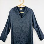 CP Shades black Embroidered Textured Floral midi dress Photo 6