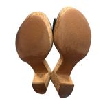 Diane Von Furstenberg DVF Odelia Blue Suede Cork Open Toe Platform Sandals - 9 Photo 8