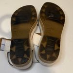 UGG  April Espadrille Wedge Platform Sandals Off White Leather Buckle 10 Photo 11