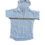 Natural Reflections Women's White Long Sleeve Ribbed Knit Hoodie Sweater Size XL Photo 3