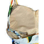 PALMS AWAY FLORAL HIBISCUS ONE PIECE SWIMSUIT TIE BELT WOMEN SIZE EXTRA SMALL Orange Photo 4